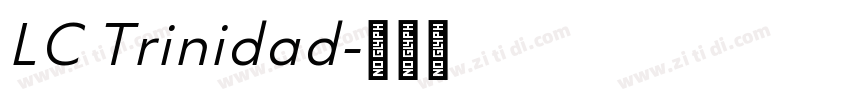 LC Trinidad字体转换